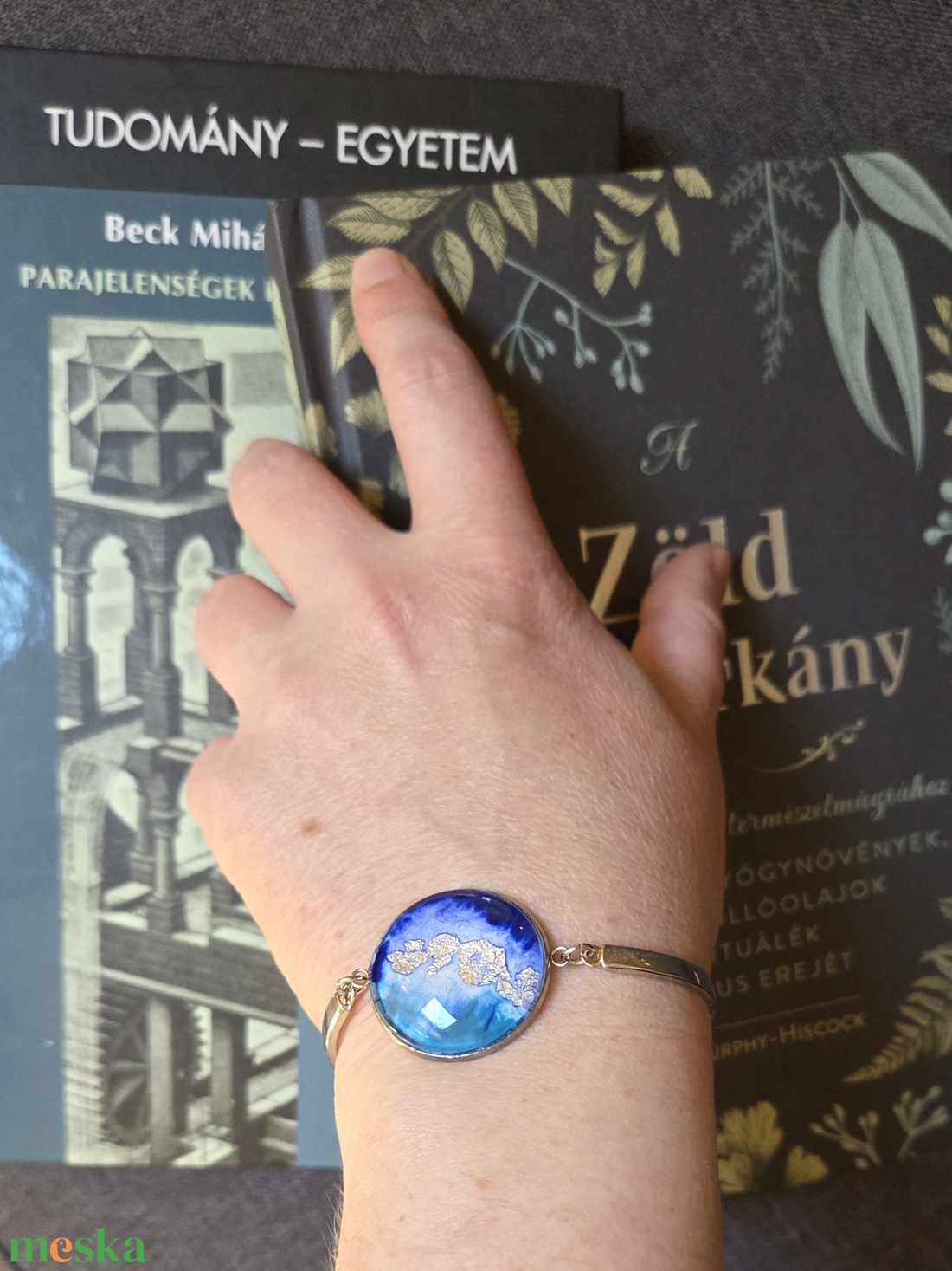 Ezüstpart - ékszer - karkötő - karkötő medállal - Meska.hu