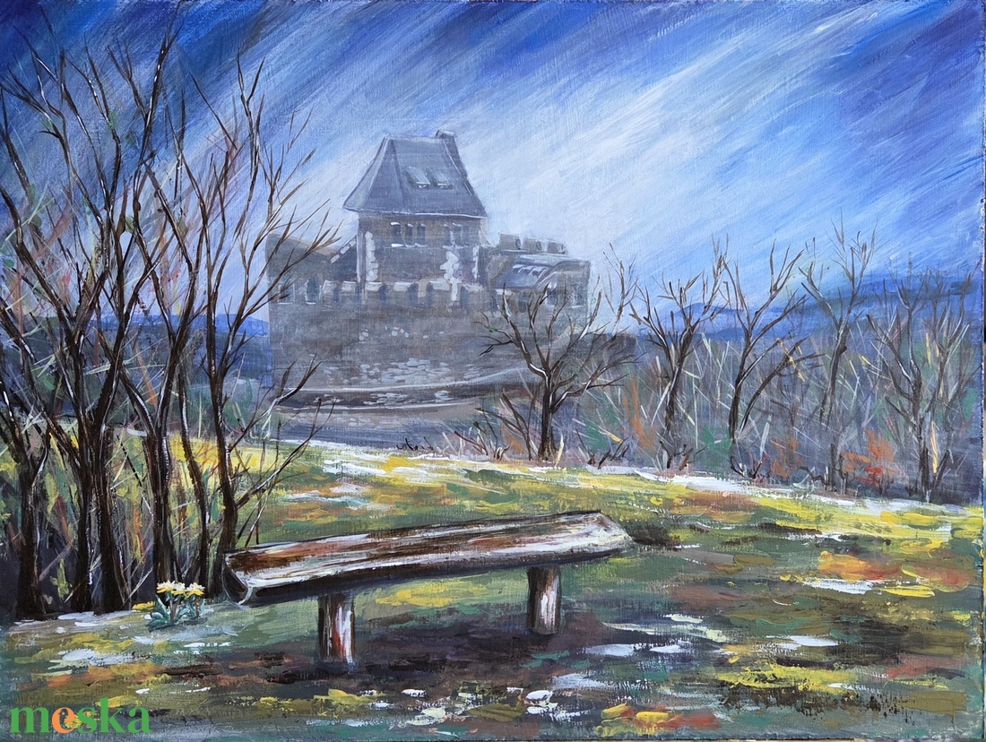 Menedék - művészet - festmény - akril - Meska.hu