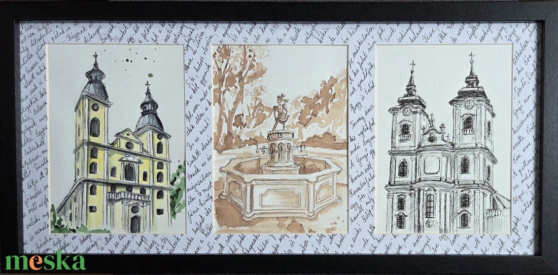 Egerből egy hármas - művészet - grafika & illusztráció - egyéb rajzok - Meska.hu