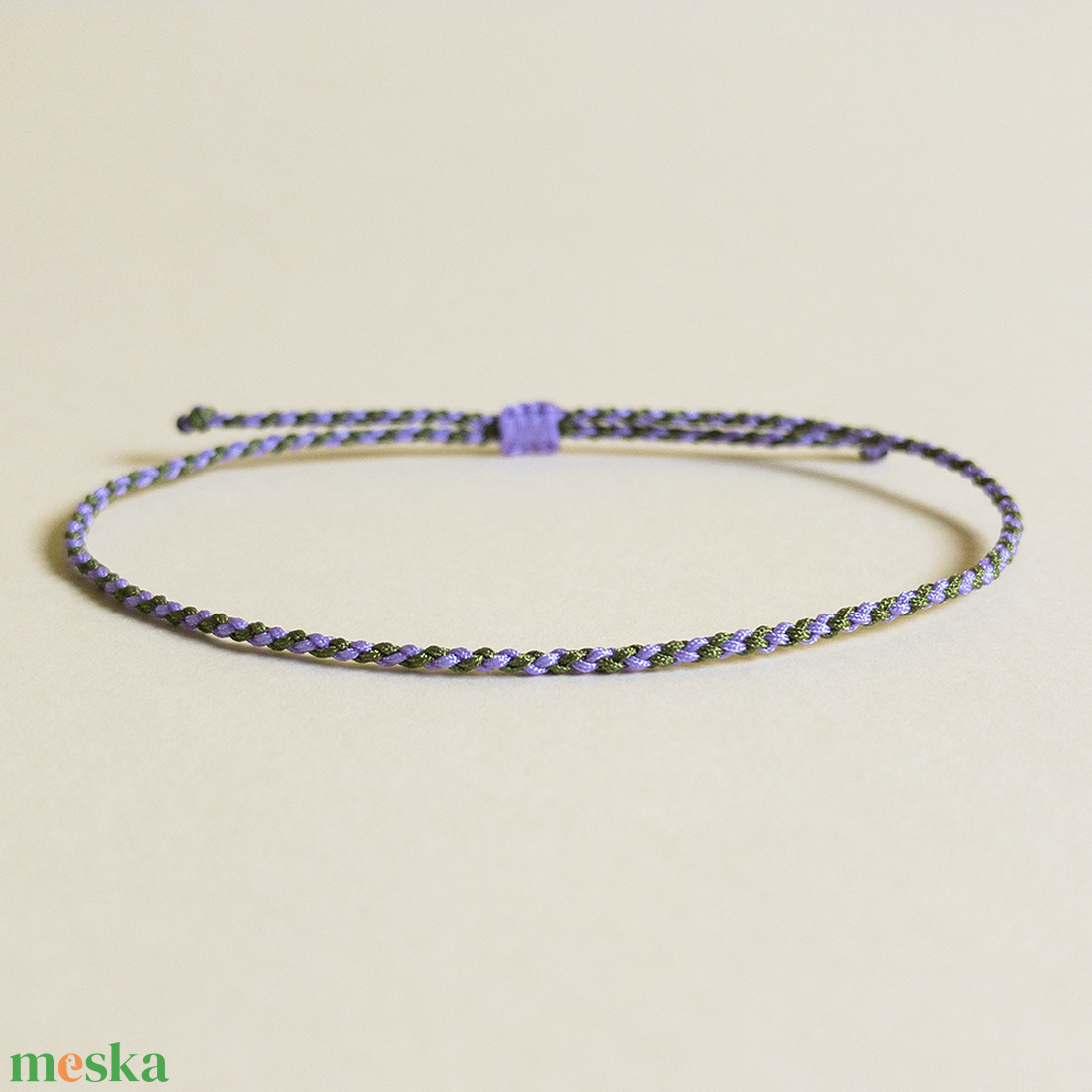 Olive - Lavender karkötő (vékony) - 2023/2024 ősz/tél - ékszer - karkötő - fonott karkötő - Meska.hu Olive - Lavender karkötő (vékony) - 2023/2024 ősz/tél - ékszer - karkötő - fonott karkötő - Meska.hu