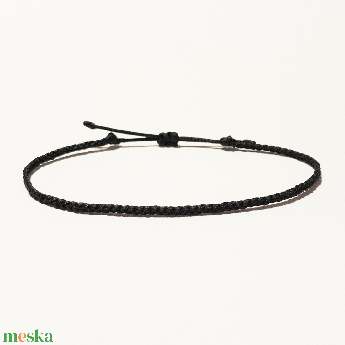 Fonott minimal karkötő (vékony) - Black - ékszer - karkötő - fonott karkötő - Meska.hu Fonott minimal karkötő (vékony) - Black - ékszer - karkötő - fonott karkötő - Meska.hu