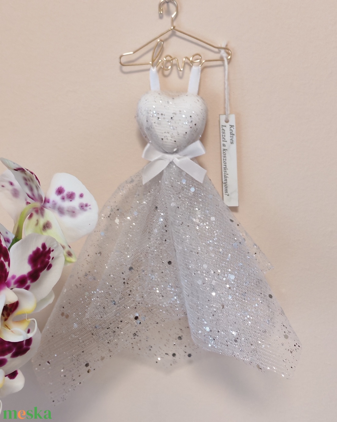 Koszorúslány felkérő  - esküvő - meghívó & kártya - koszorúslány felkérő - Meska.hu