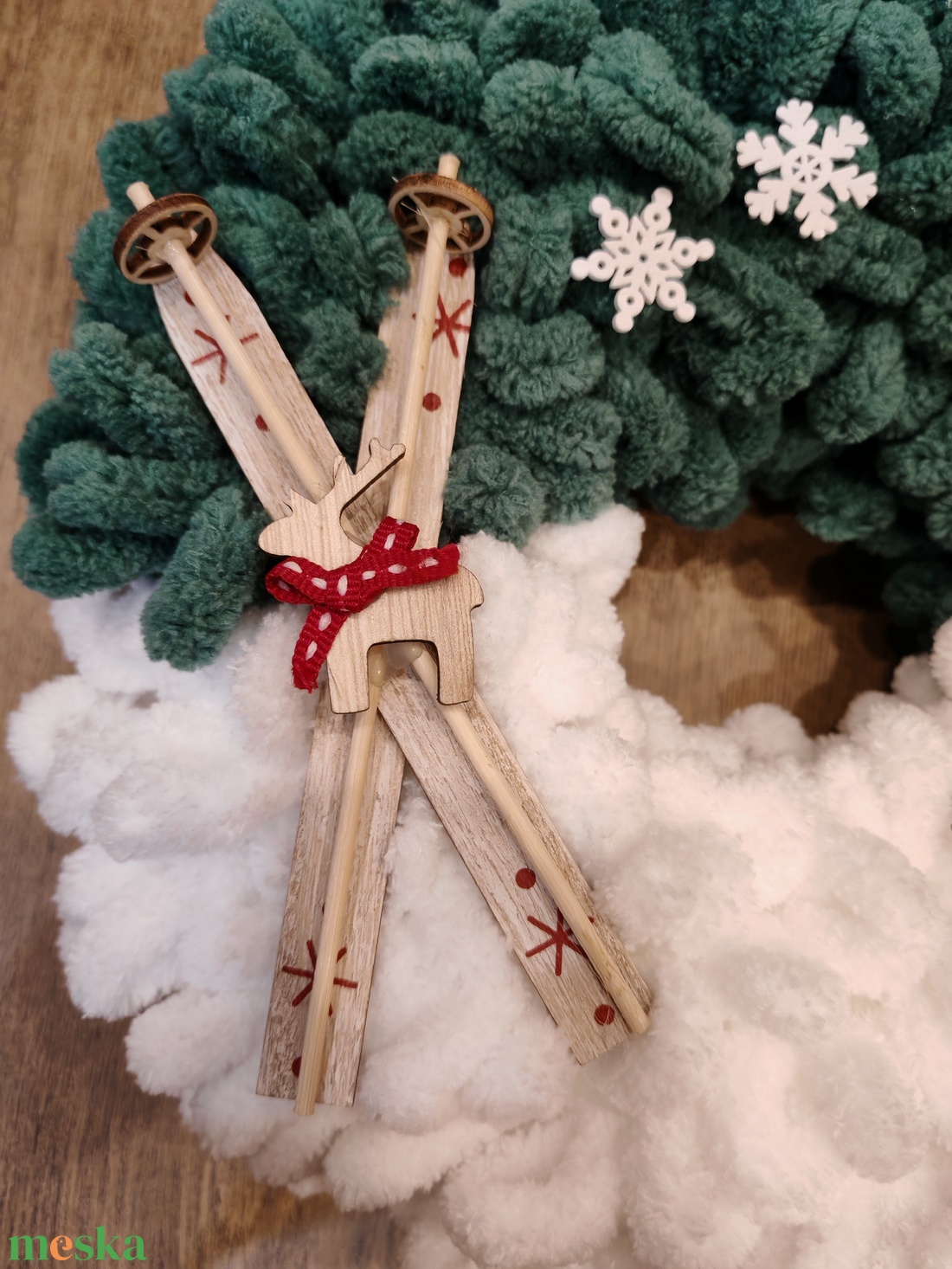 Karácsonyi ajtódísz  - karácsony - karácsonyi lakásdekoráció - karácsonyi ajtódíszek - Meska.hu