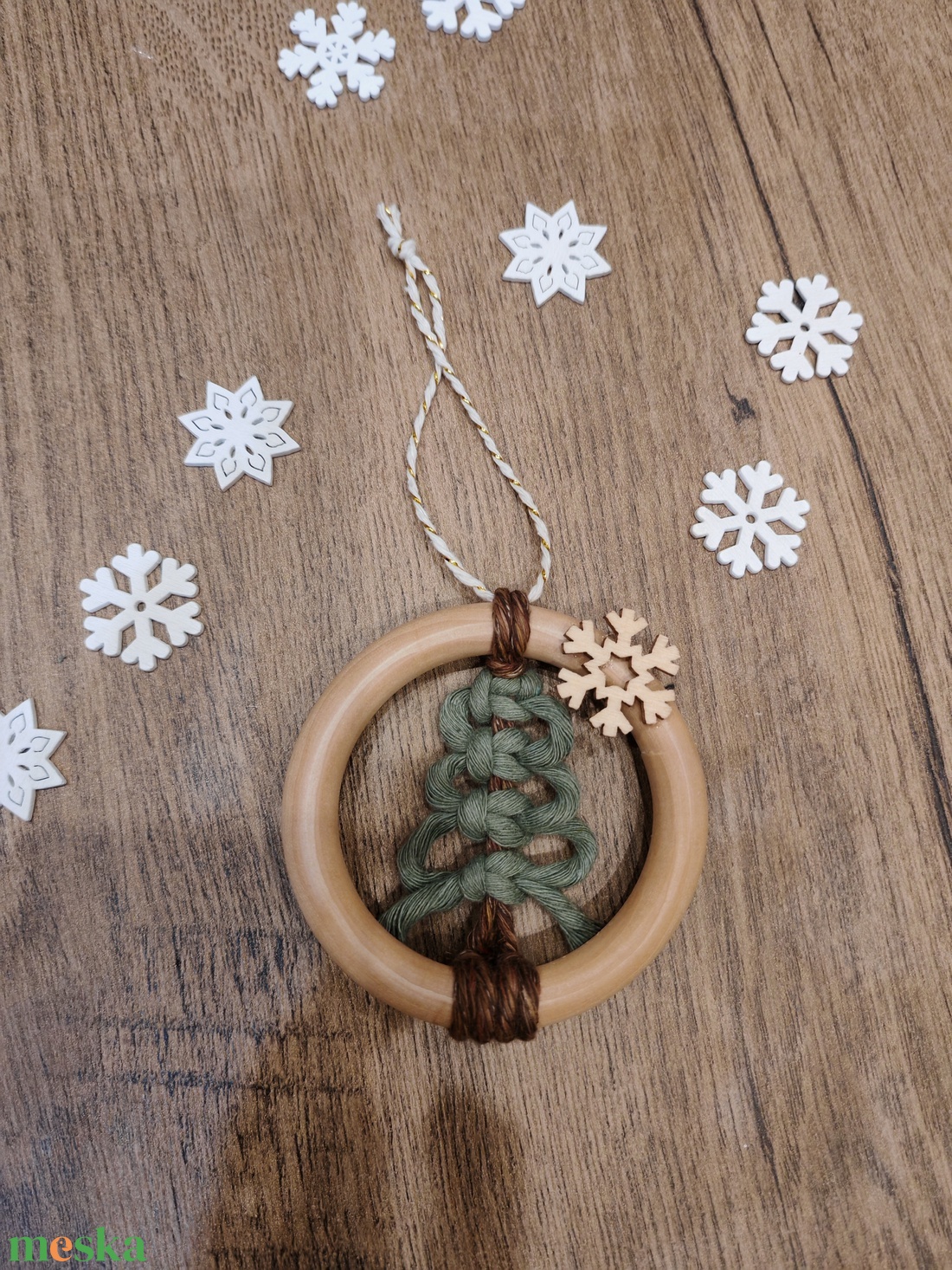 Karácsonyi függődísz  - karácsony - karácsonyi lakásdekoráció - karácsonyfadíszek - Meska.hu