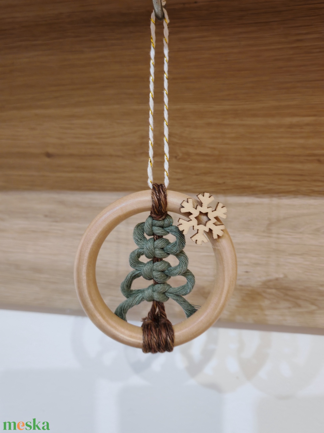 Karácsonyi függődísz  - karácsony - karácsonyi lakásdekoráció - karácsonyfadíszek - Meska.hu