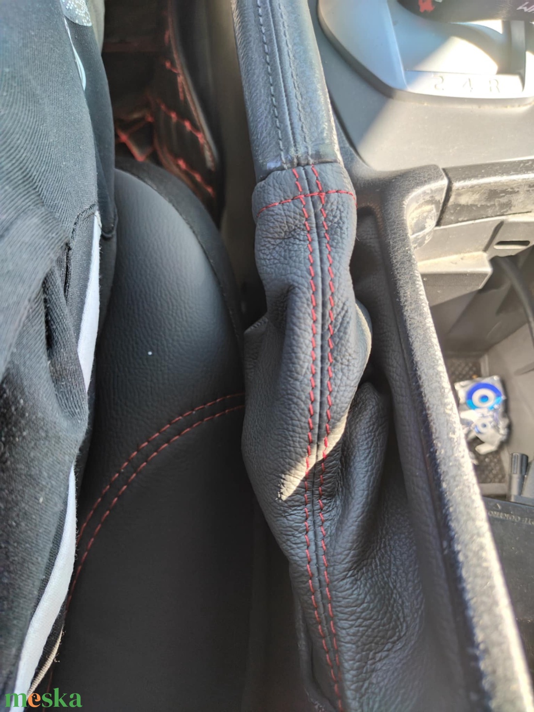Volvo S60 bőr váltószoknya - otthon & életmód - autó - autós váltószoknya - Meska.hu