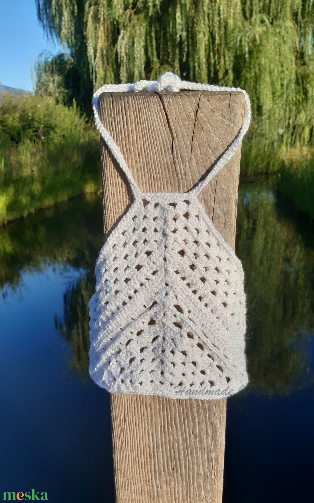 Horgolt lányka kánikula felső (top)  - ruha & divat - babaruha & gyerekruha - póló - Meska.hu