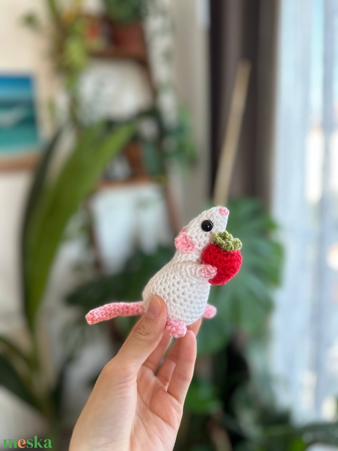 Kis epres egerek - játék & sport - plüssállat & játékfigura - egér - Meska.hu