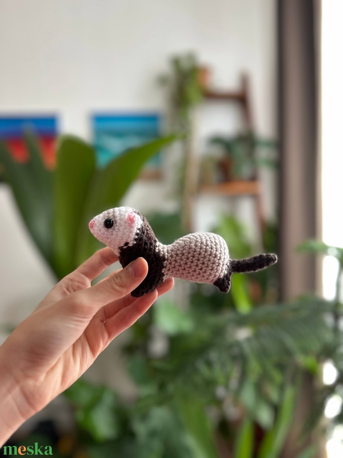 Horgolt görényke! - játék & sport - plüssállat & játékfigura - más figura - Meska.hu