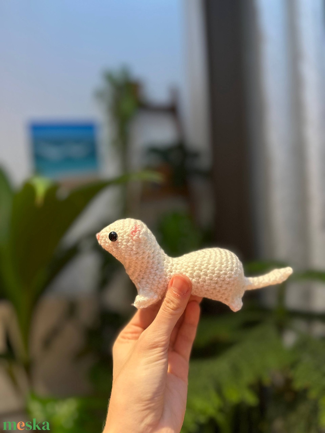 Horgolt görényke! - játék & sport - plüssállat & játékfigura - más figura - Meska.hu