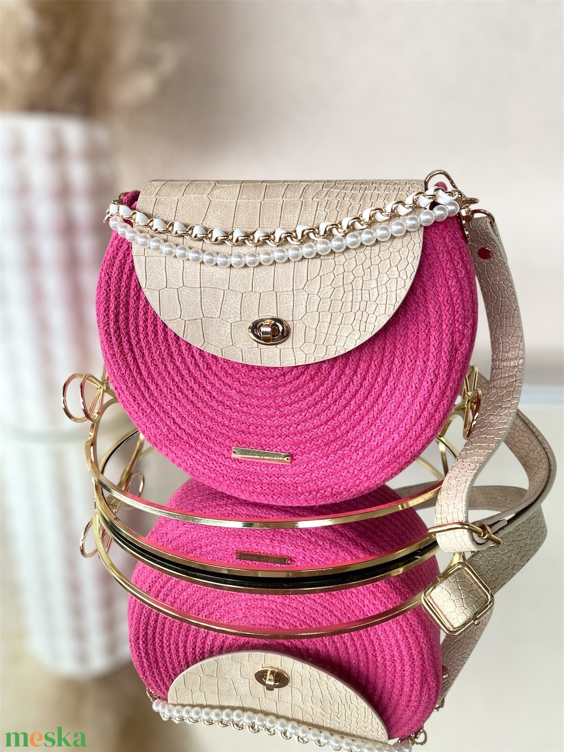 Női crossbody táska - különleges kézműves táska - táska & tok - kézitáska & válltáska - vállon átvethető táska - Meska.hu