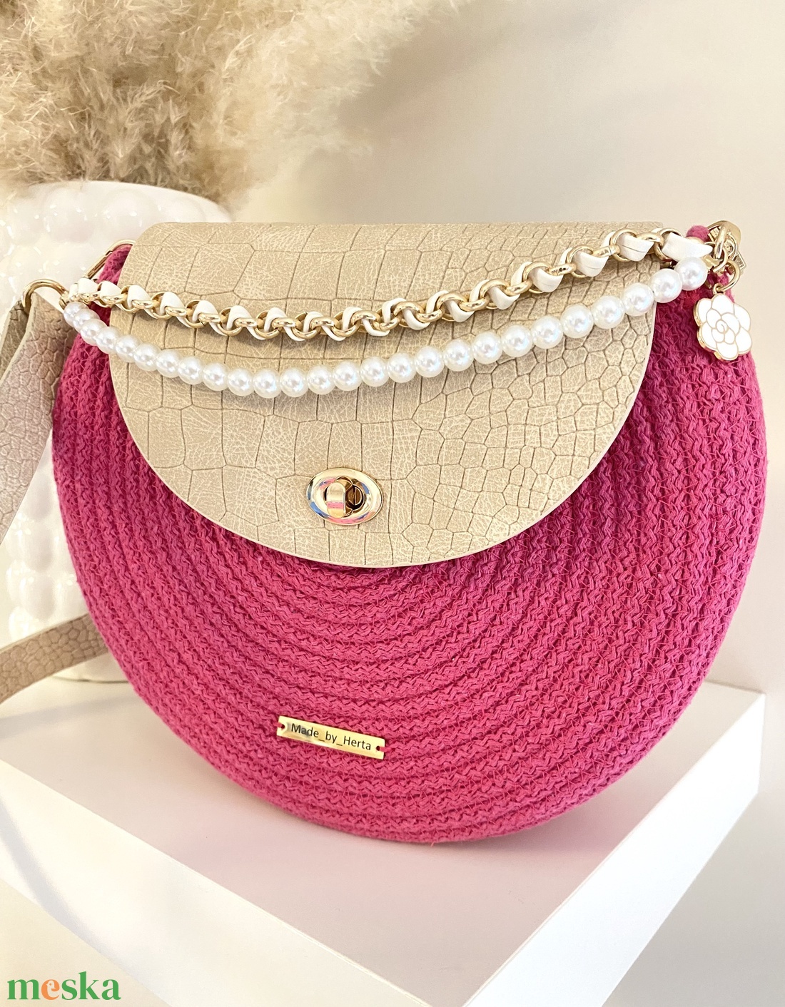 Női crossbody táska - különleges kézműves táska - táska & tok - kézitáska & válltáska - vállon átvethető táska - Meska.hu