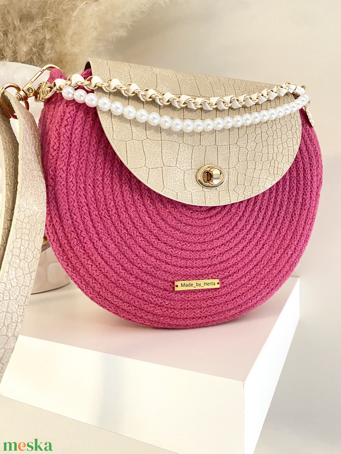 Női crossbody táska - különleges kézműves táska - táska & tok - kézitáska & válltáska - vállon átvethető táska - Meska.hu