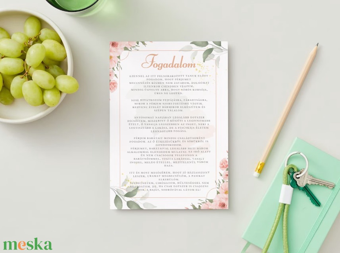 Lánybúcsú oklevél sablon, fogadalom és 10 parancsolat - esküvő - lánybúcsú - Meska.hu