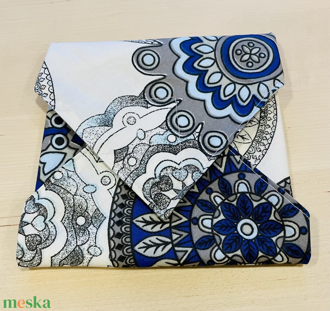 Mandalás újraszalvéta - táska & tok - uzsonna- & ebéd tartó - szendvics csomagoló - Meska.hu