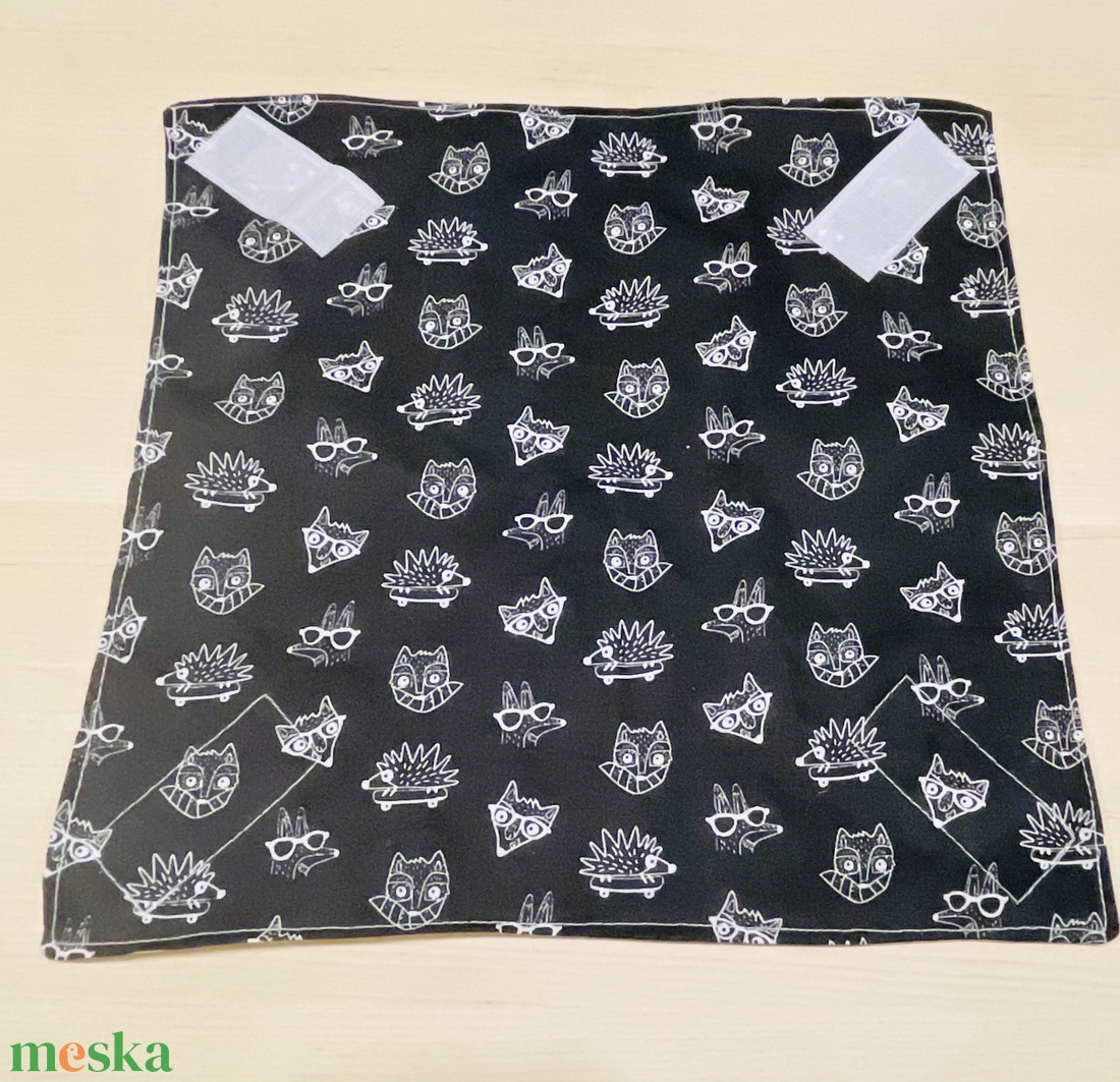 Vidám állatkák újraszalvéta - táska & tok - uzsonna- & ebéd tartó - szendvics csomagoló - Meska.hu