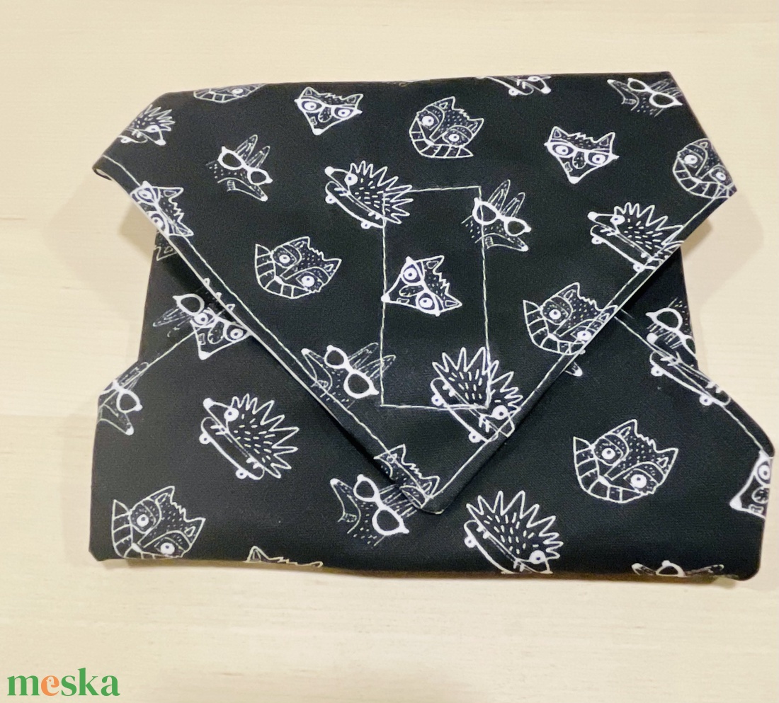 Vidám állatkák újraszalvéta - táska & tok - uzsonna- & ebéd tartó - szendvics csomagoló - Meska.hu