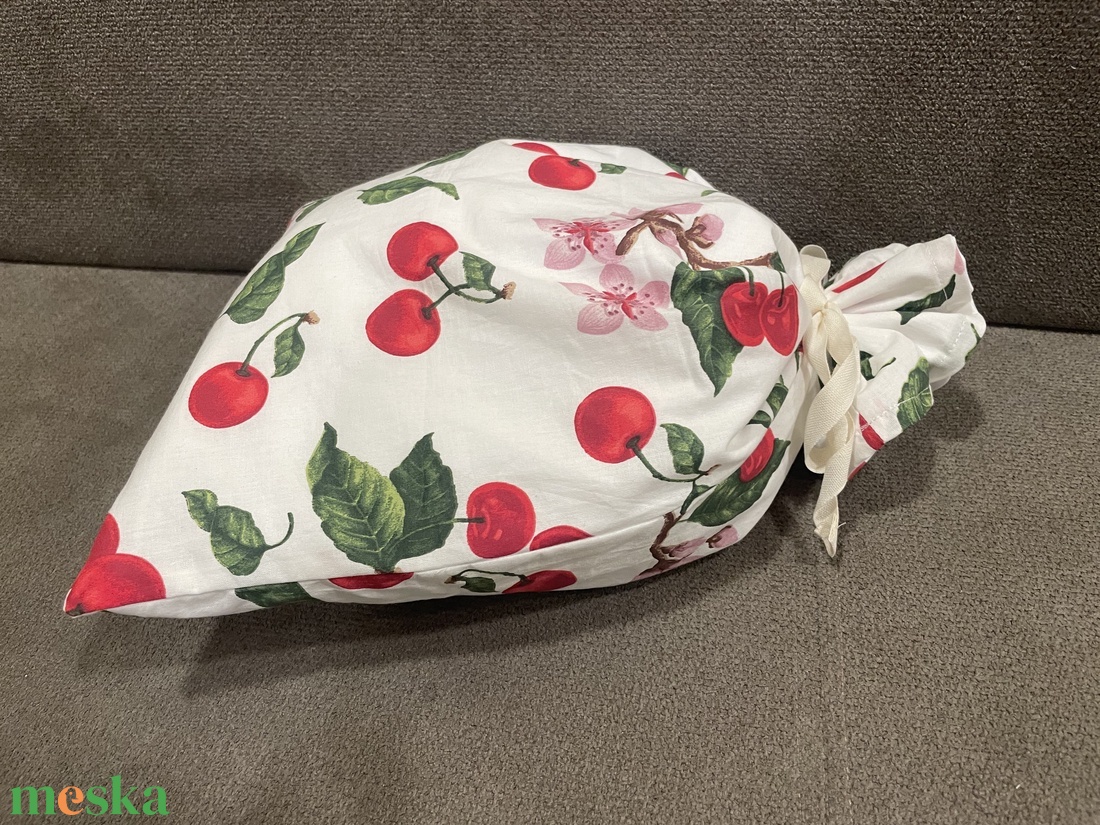 Meggyes kenyeres zsák  - táska & tok - bevásárlás & shopper táska - kenyeres zsák - Meska.hu