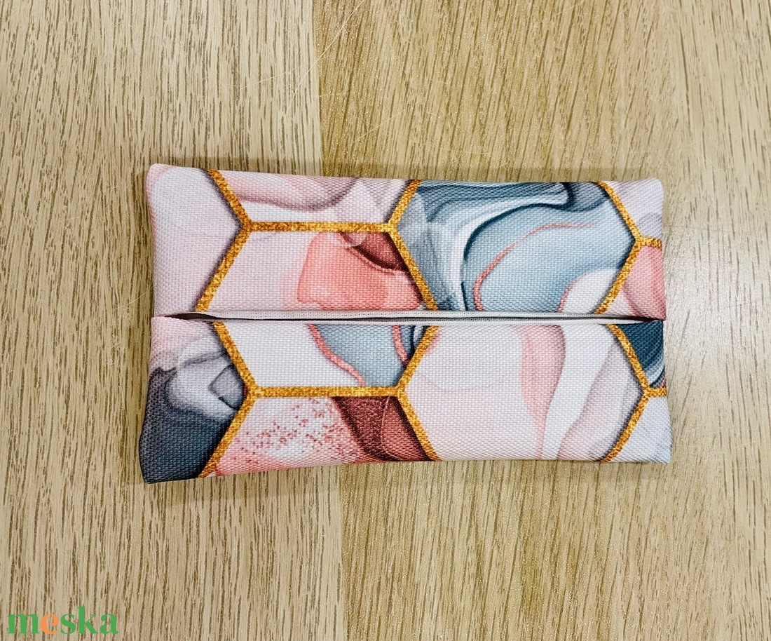 Márványos zsepitartó - táska & tok - pénztárca & más tok - zsebkendőtartó tok - Meska.hu