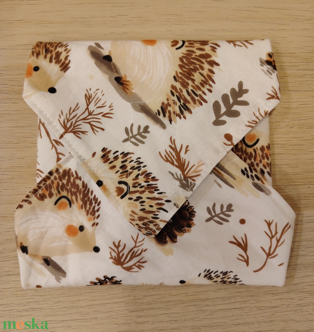 Sünis  újraszalvéta - táska & tok - uzsonna- & ebéd tartó - szendvics csomagoló - Meska.hu Sünis  újraszalvéta - táska & tok - uzsonna- & ebéd tartó - szendvics csomagoló - Meska.hu