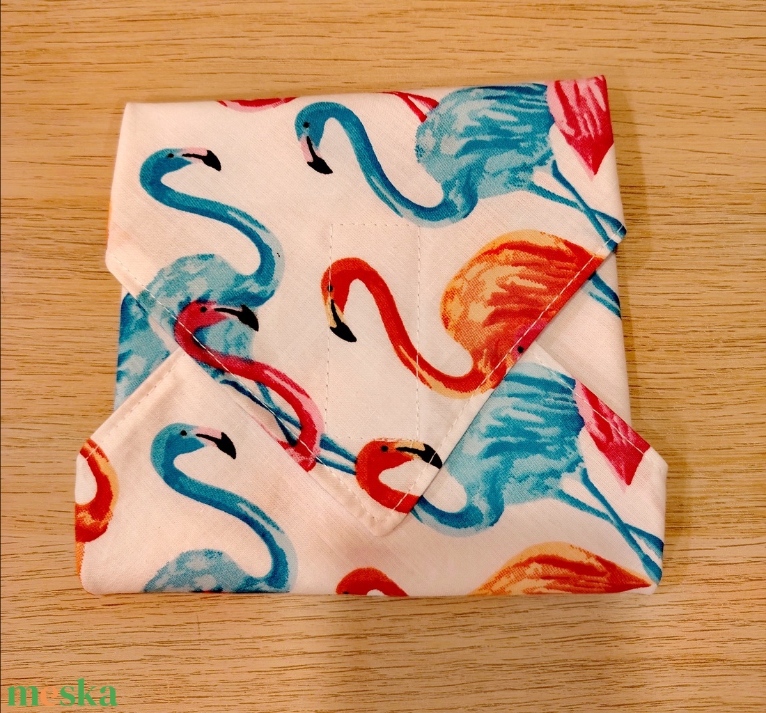 Flamingó  újraszalvéta - táska & tok - uzsonna- & ebéd tartó - szendvics csomagoló - Meska.hu Flamingó  újraszalvéta - táska & tok - uzsonna- & ebéd tartó - szendvics csomagoló - Meska.hu