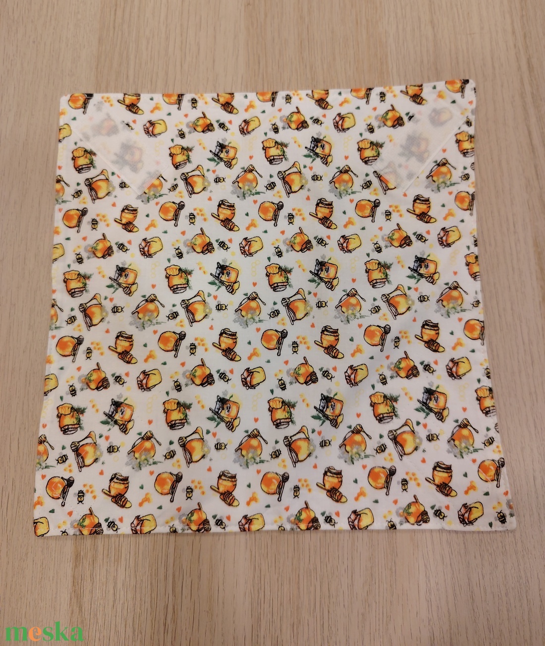 Méhecske  újraszalvéta - táska & tok - uzsonna- & ebéd tartó - szendvics csomagoló - Meska.hu