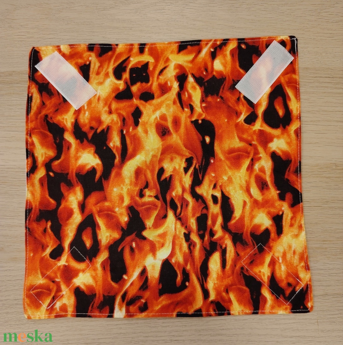 Tüzes újraszalvéta - táska & tok - uzsonna- & ebéd tartó - szendvics csomagoló - Meska.hu