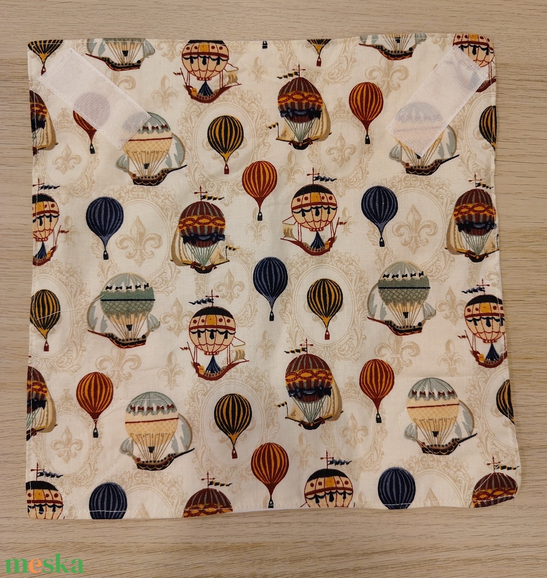 Hőlégballonos újraszalvéta - táska & tok - uzsonna- & ebéd tartó - szendvics csomagoló - Meska.hu