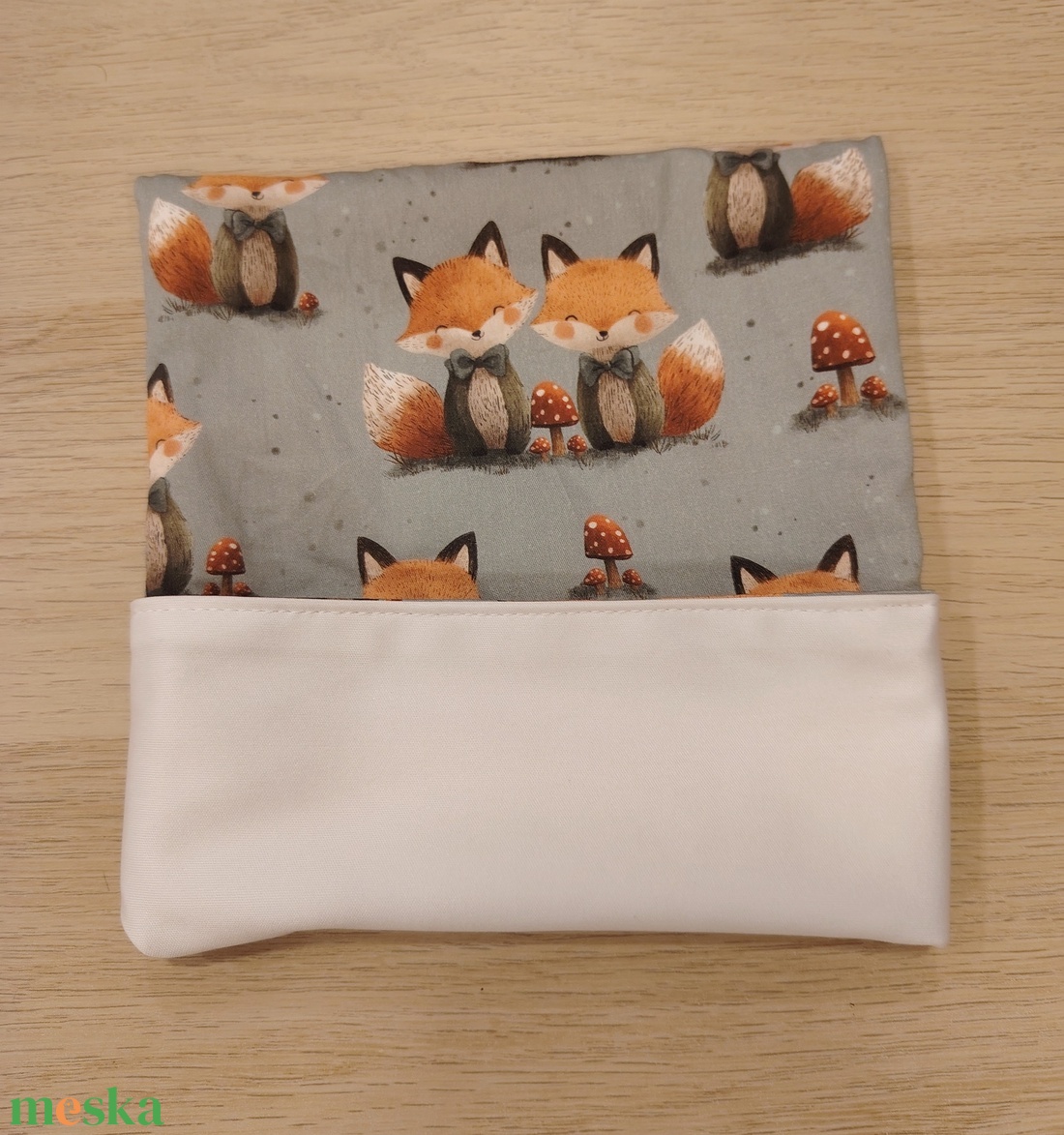 Rókás nasi tasak - táska & tok - uzsonna- & ebéd tartó - szendvics csomagoló - Meska.hu