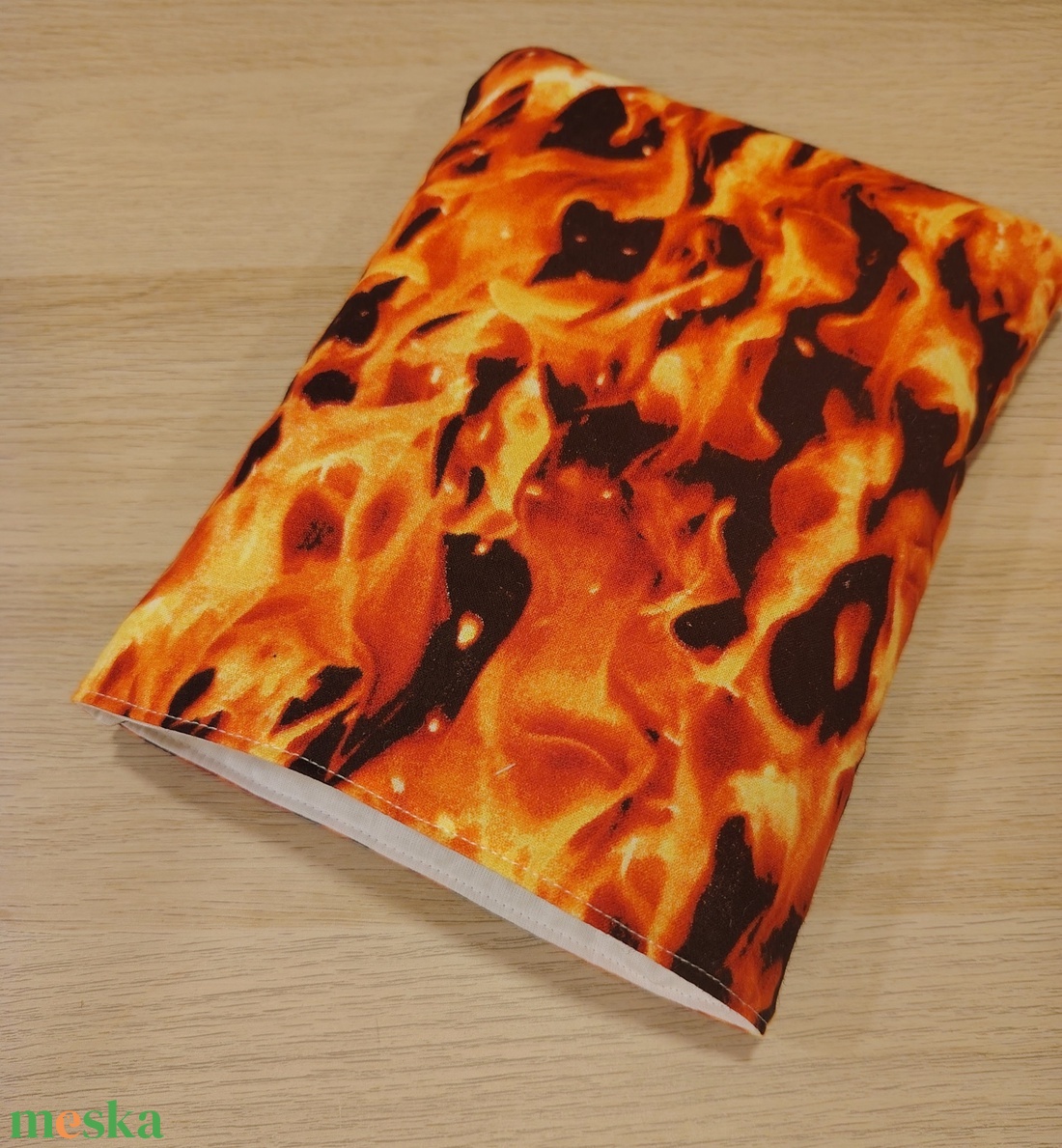 Tüzes könyvtok - otthon & életmód - papír, írószer - könyv- és füzetborító - Meska.hu