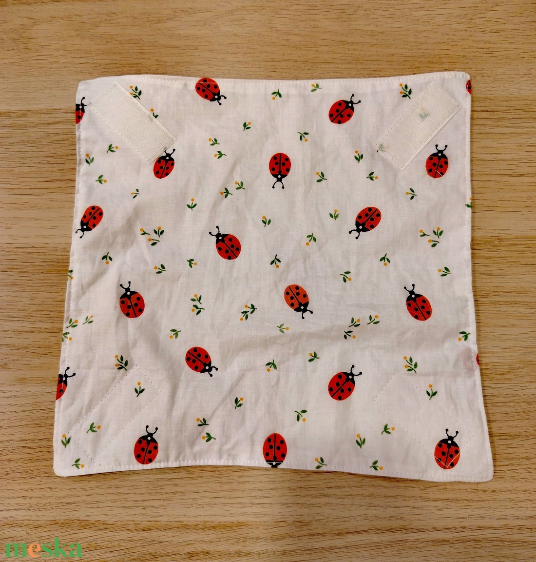 Katicás újraszalvéta - táska & tok - uzsonna- & ebéd tartó - szendvics csomagoló - Meska.hu