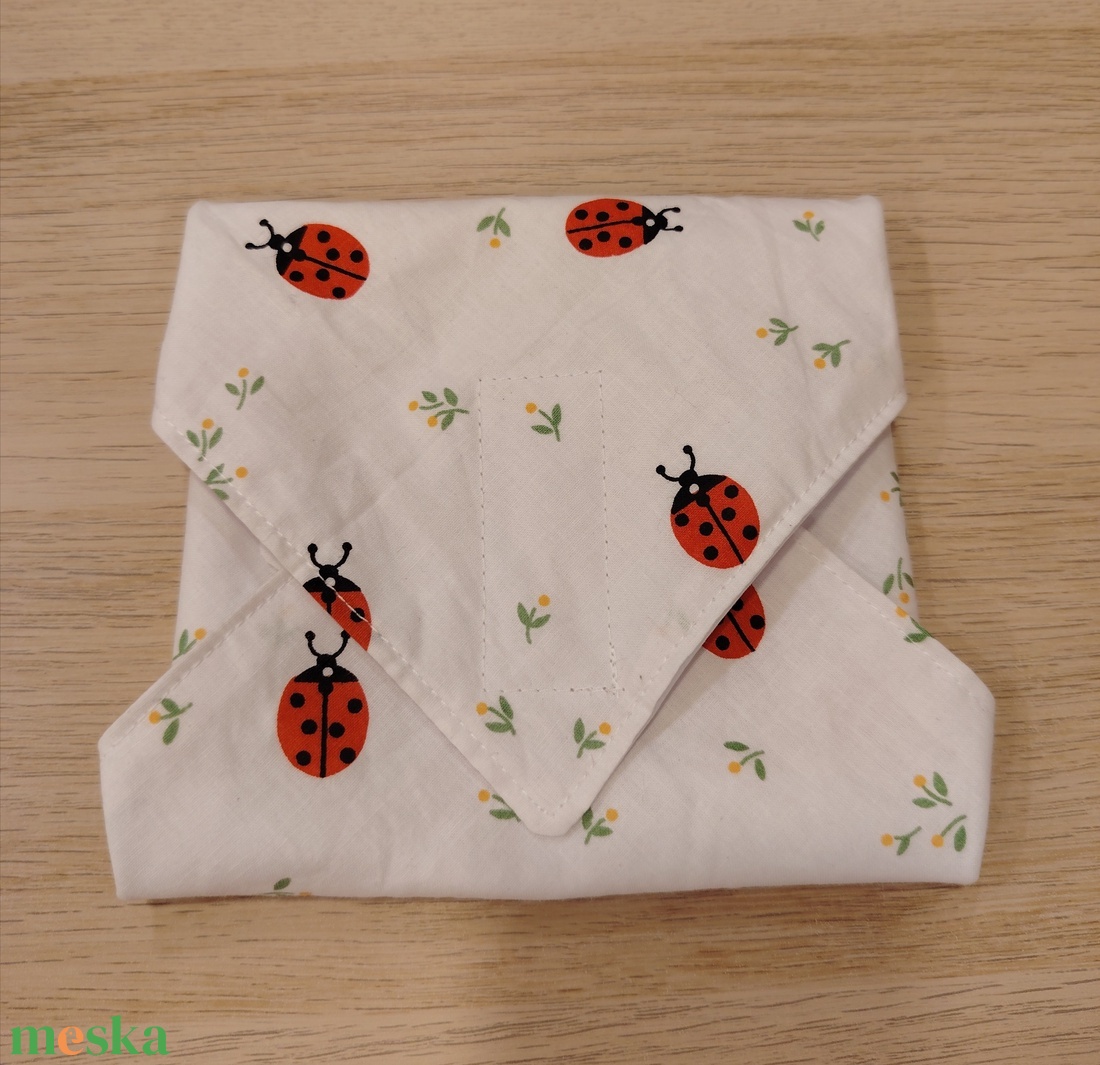 Katicás újraszalvéta - táska & tok - uzsonna- & ebéd tartó - szendvics csomagoló - Meska.hu