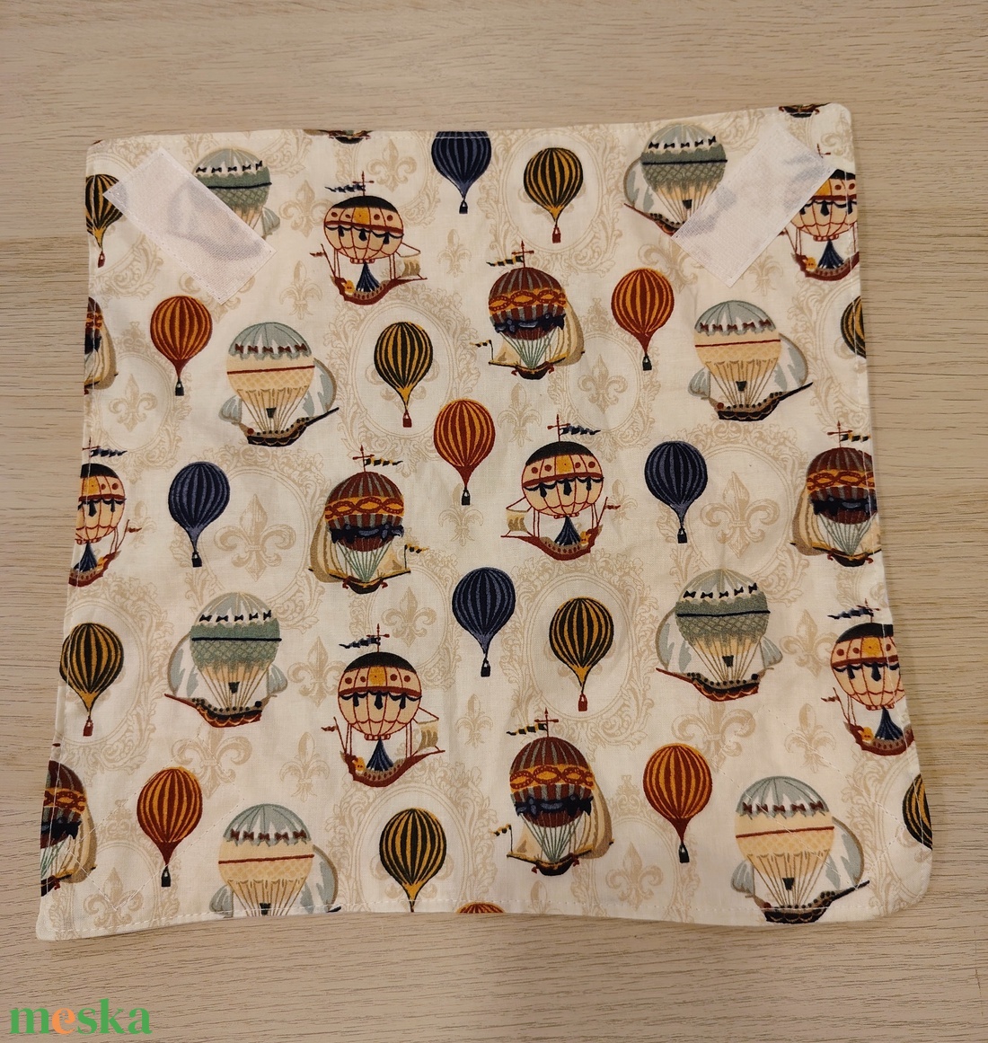 Hőlégballonos újraszalvéta - táska & tok - uzsonna- & ebéd tartó - szendvics csomagoló - Meska.hu