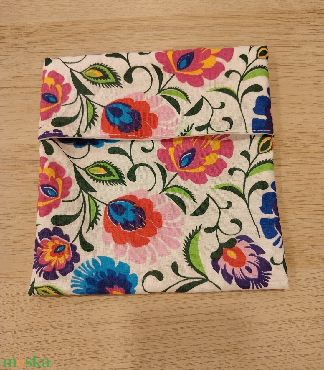 Virágos nasi tasak - táska & tok - uzsonna- & ebéd tartó - szendvics csomagoló - Meska.hu