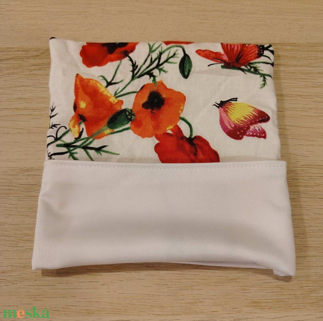 Pipacsos nasi tasak - táska & tok - uzsonna- & ebéd tartó - szendvics csomagoló - Meska.hu