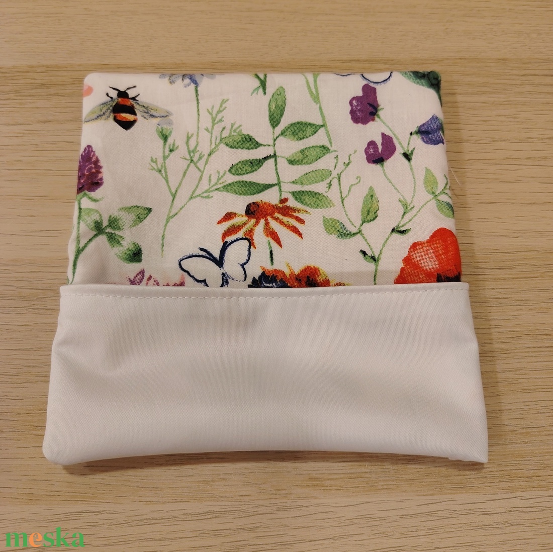 Mezei virágok nasi tasak - táska & tok - uzsonna- & ebéd tartó - szendvics csomagoló - Meska.hu