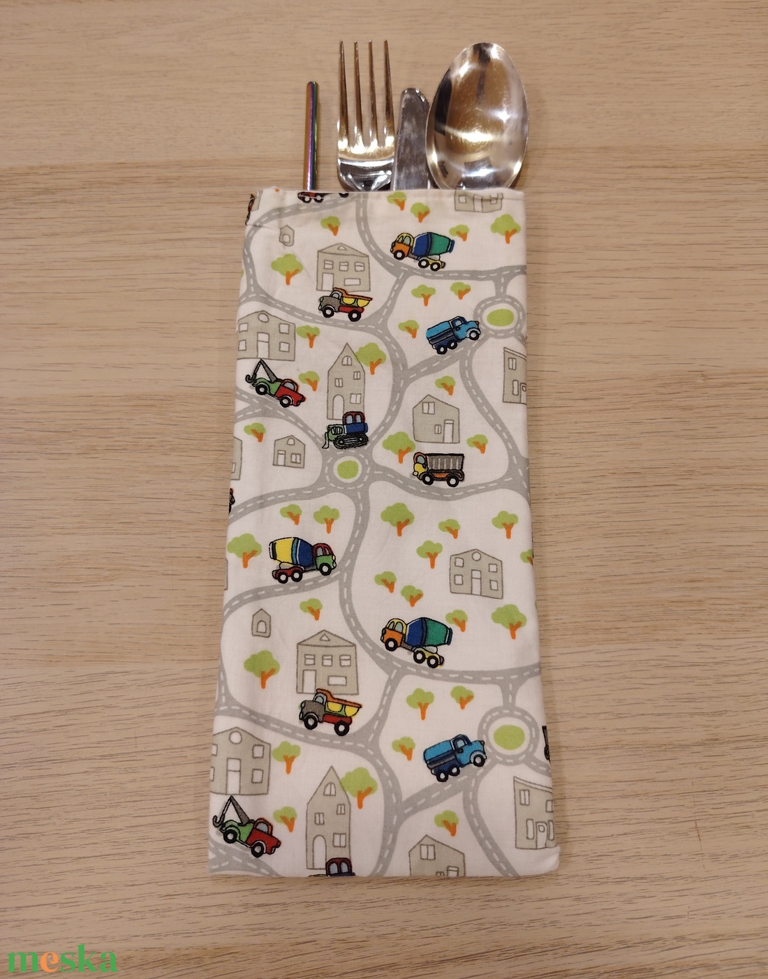 Autós evőeszköz tartó - táska & tok - uzsonna- & ebéd tartó - evőeszköz tartó - Meska.hu