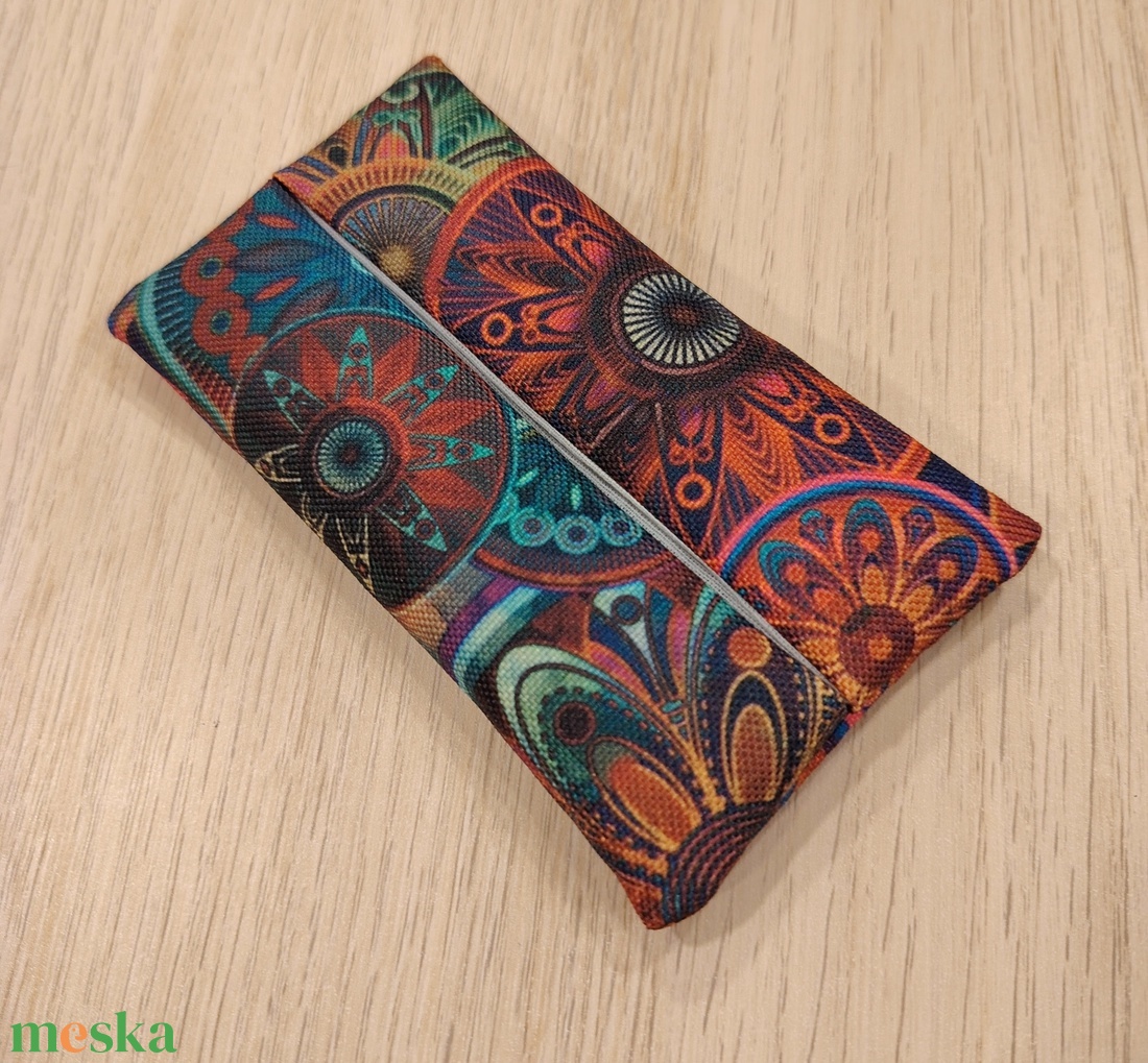Mandalás zsepitartó - táska & tok - pénztárca & más tok - zsebkendőtartó tok - Meska.hu