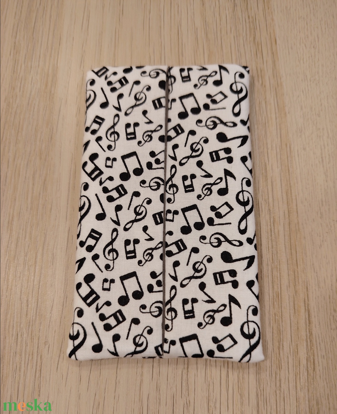 Hangjegyes zsepitartó - táska & tok - pénztárca & más tok - zsebkendőtartó tok - Meska.hu