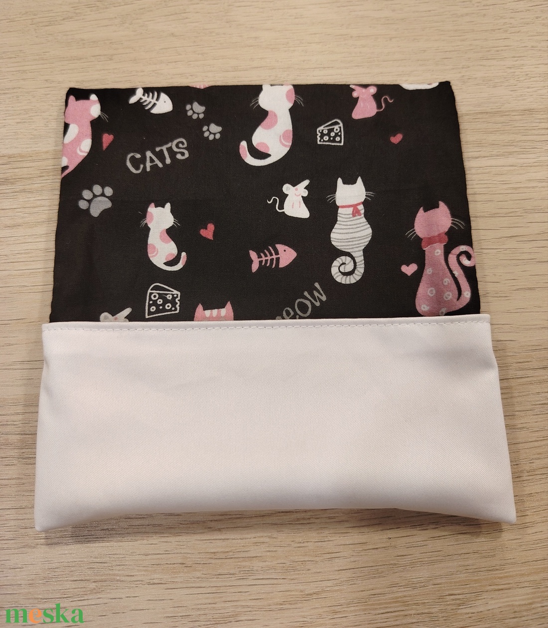 Szerelmes cicák nasi tasak - táska & tok - uzsonna- & ebéd tartó - szendvics csomagoló - Meska.hu