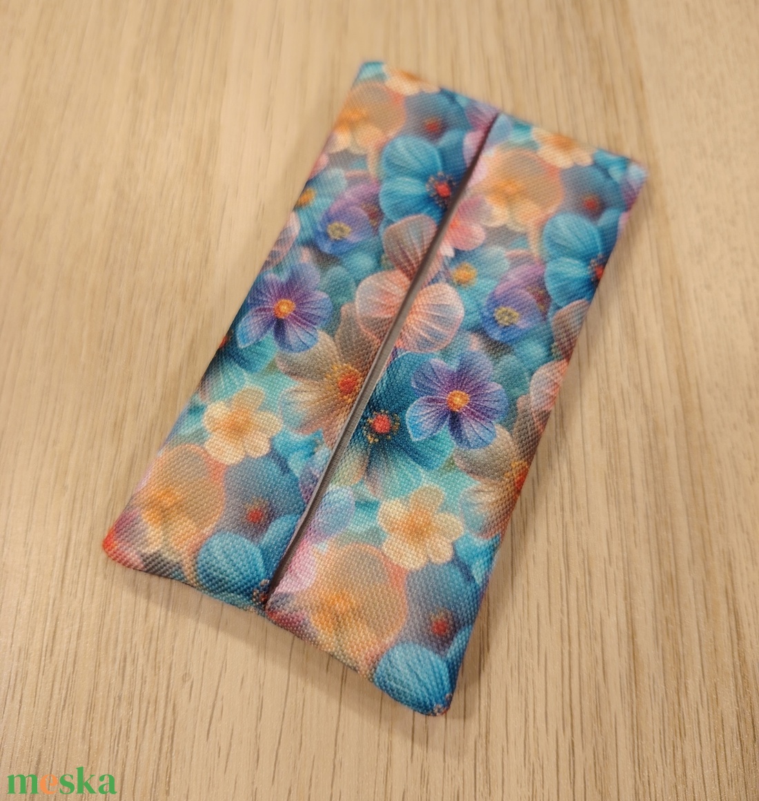 Virágos zsepitartó - táska & tok - pénztárca & más tok - zsebkendőtartó tok - Meska.hu