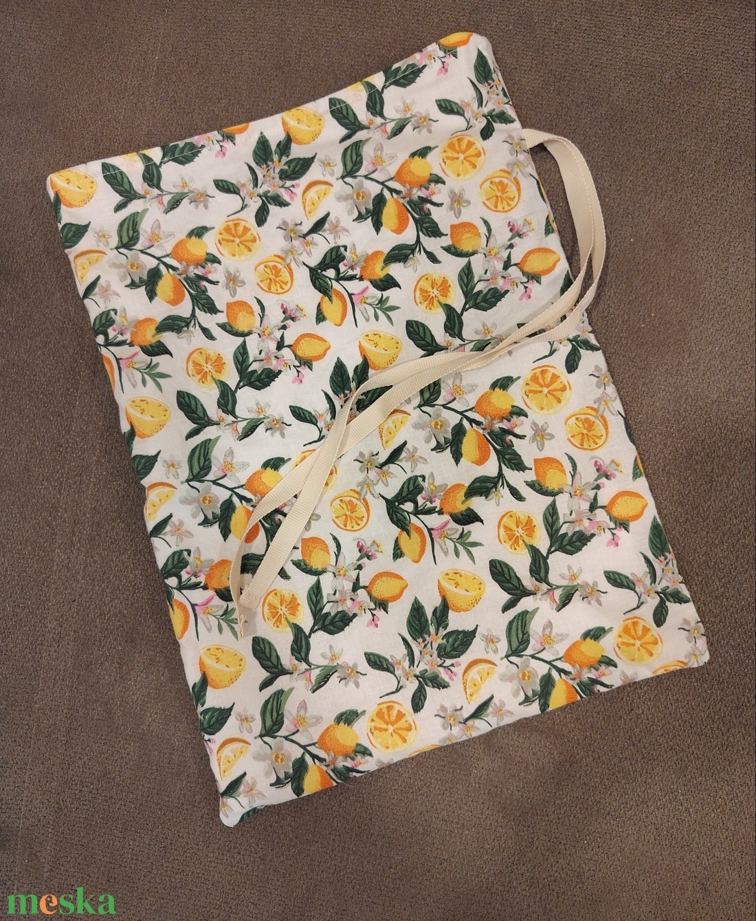 Citromos kenyeres zsák  - táska & tok - bevásárlás & shopper táska - kenyeres zsák - Meska.hu