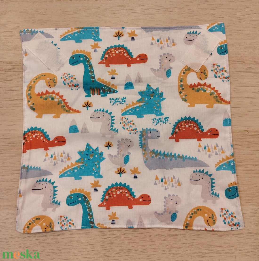Dinós újraszalvéta - táska & tok - uzsonna- & ebéd tartó - szendvics csomagoló - Meska.hu
