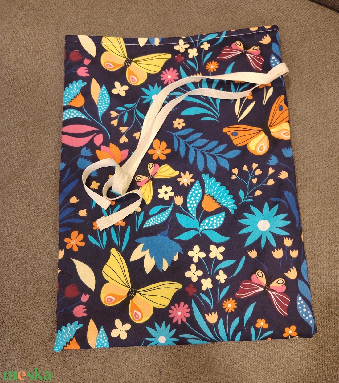 Pillangós kenyeres zsák  - táska & tok - bevásárlás & shopper táska - kenyeres zsák - Meska.hu