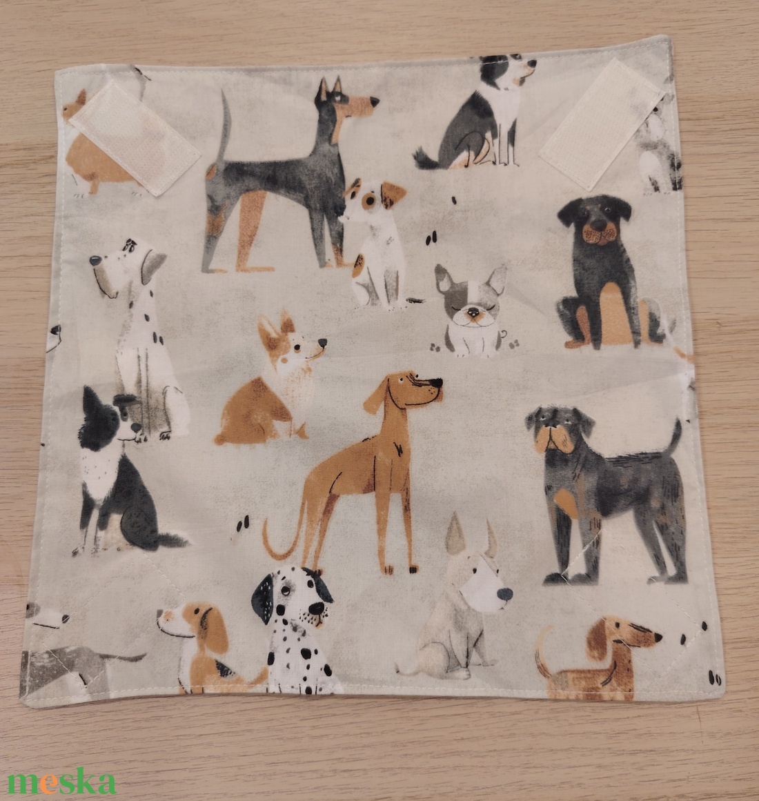 Kutyás újraszalvéta - táska & tok - uzsonna- & ebéd tartó - szendvics csomagoló - Meska.hu