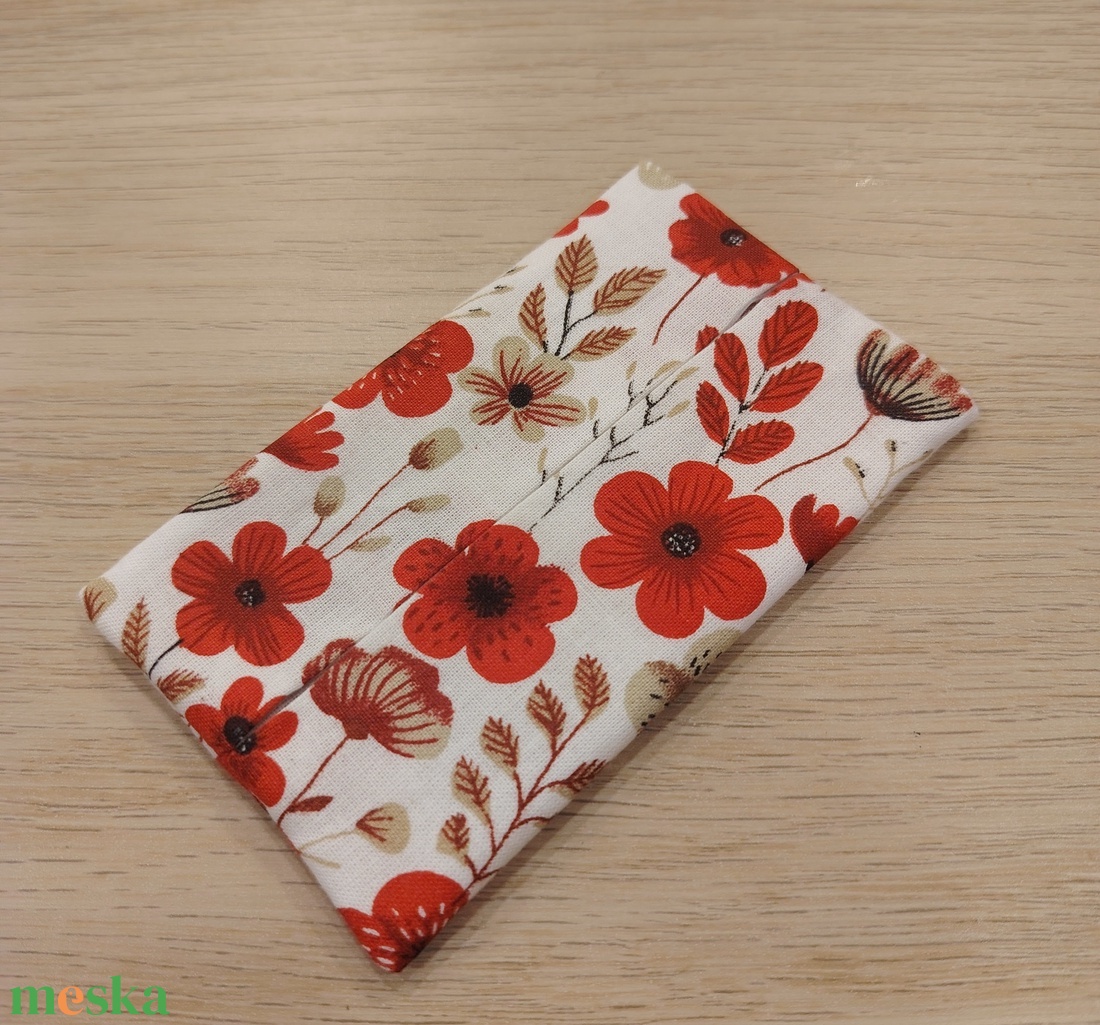 Virágos zsepitartó - táska & tok - pénztárca & más tok - zsebkendőtartó tok - Meska.hu