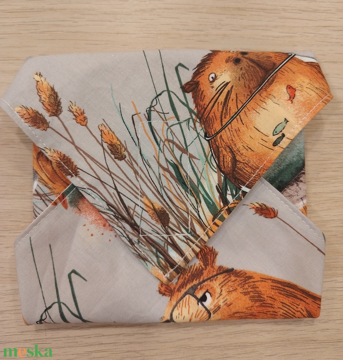 Capibara újraszalvéta - táska & tok - uzsonna- & ebéd tartó - szendvics csomagoló - Meska.hu