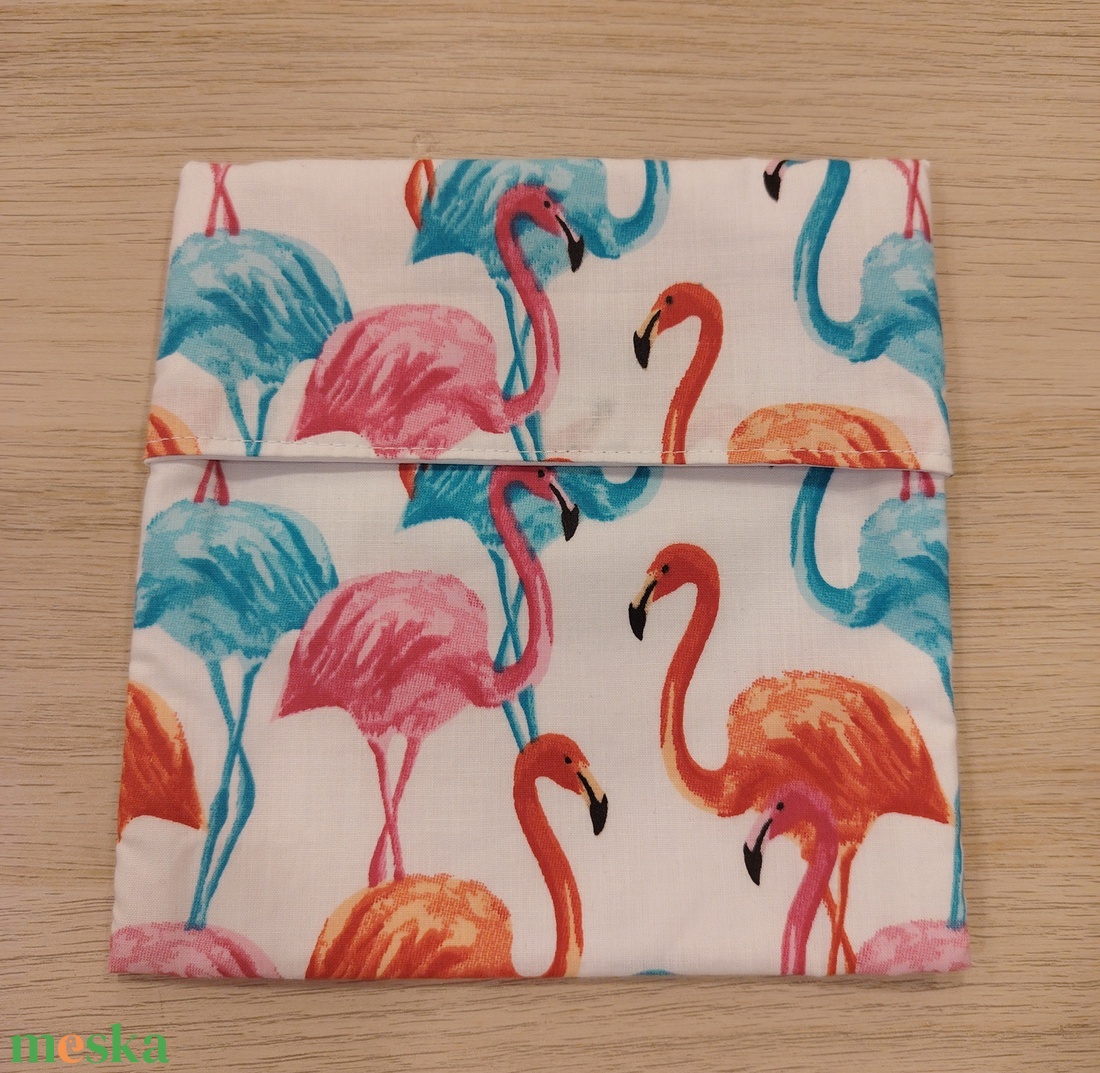 Flamingós nasi tasak - táska & tok - uzsonna- & ebéd tartó - szendvics csomagoló - Meska.hu