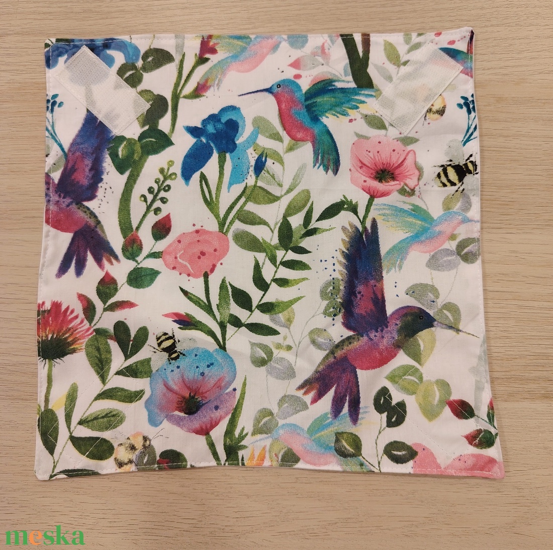 Kolibri újraszalvéta - táska & tok - uzsonna- & ebéd tartó - szendvics csomagoló - Meska.hu