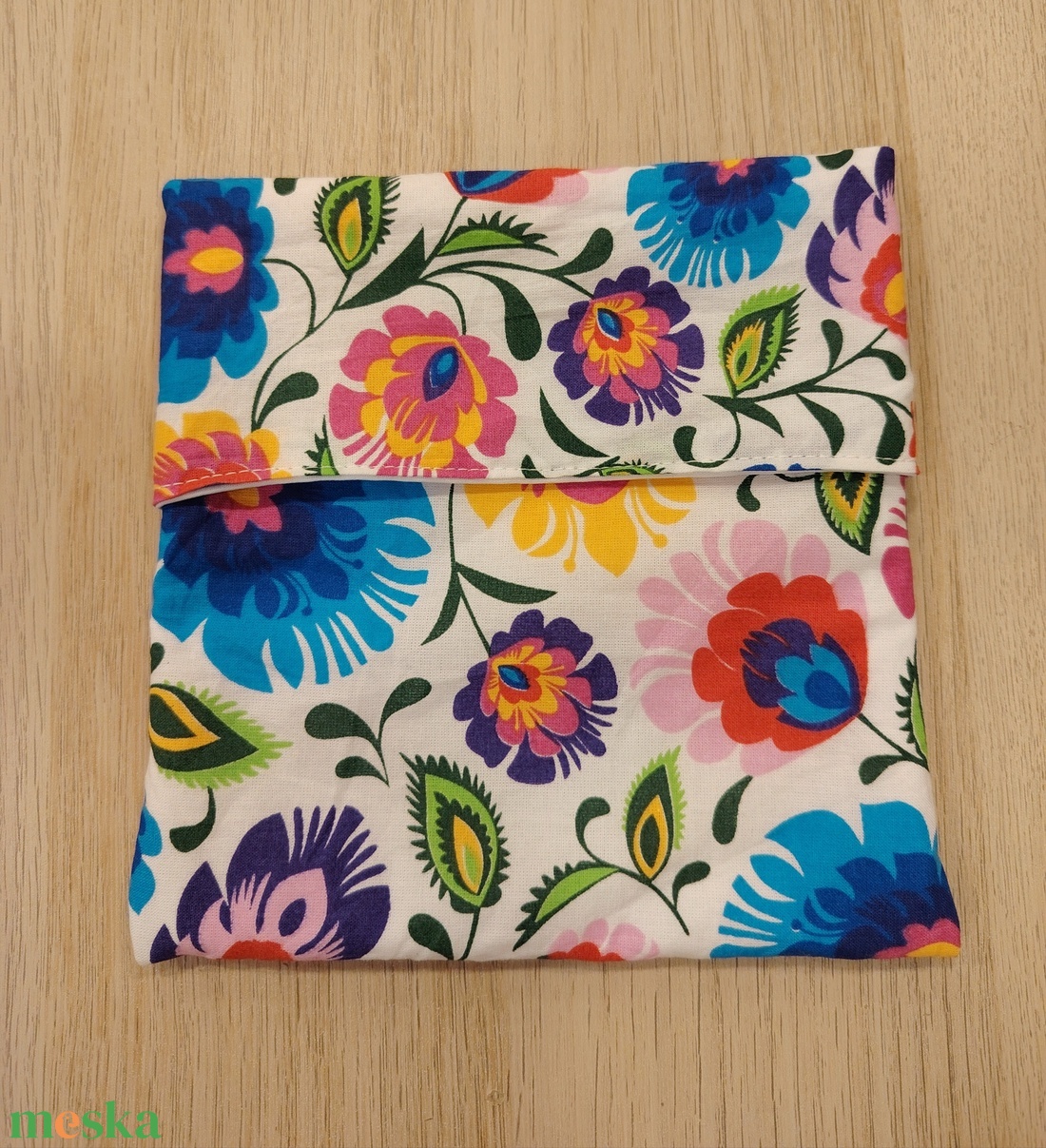 Virágos nasi tasak - táska & tok - uzsonna- & ebéd tartó - szendvics csomagoló - Meska.hu
